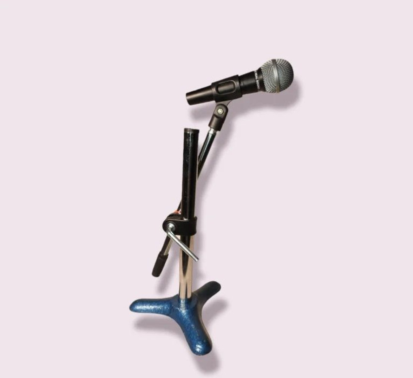 world of needs Brand Mic boom stand 24 inch foldable Stand for Mic(Black)