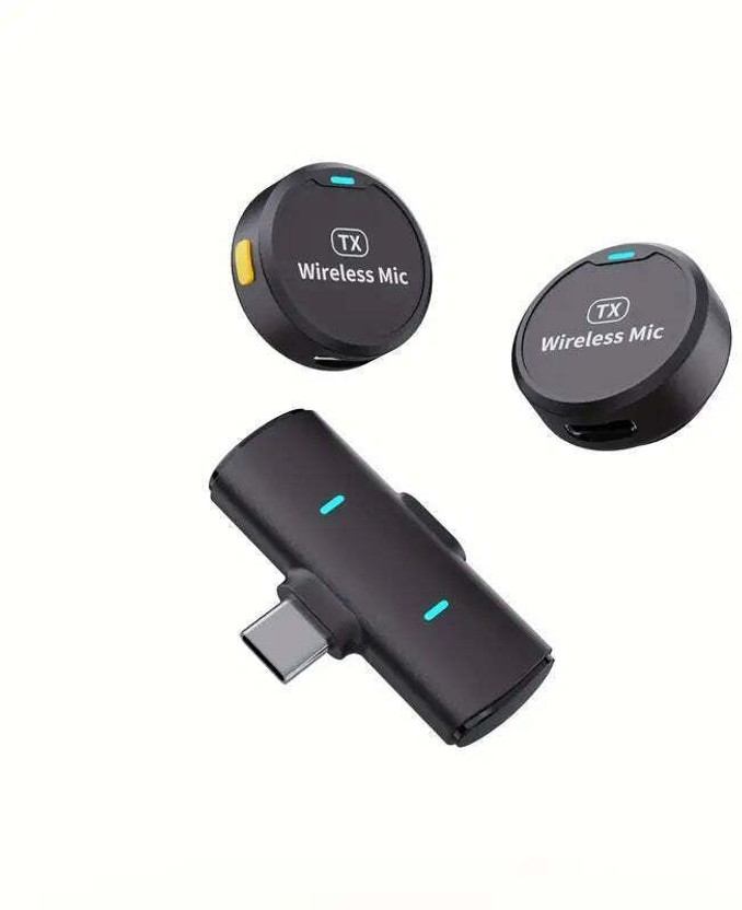 ennix M1 TX Dual Wireless Mic for Type-C Mobile | Noise Reduction | Vlogging Camera Microphone
