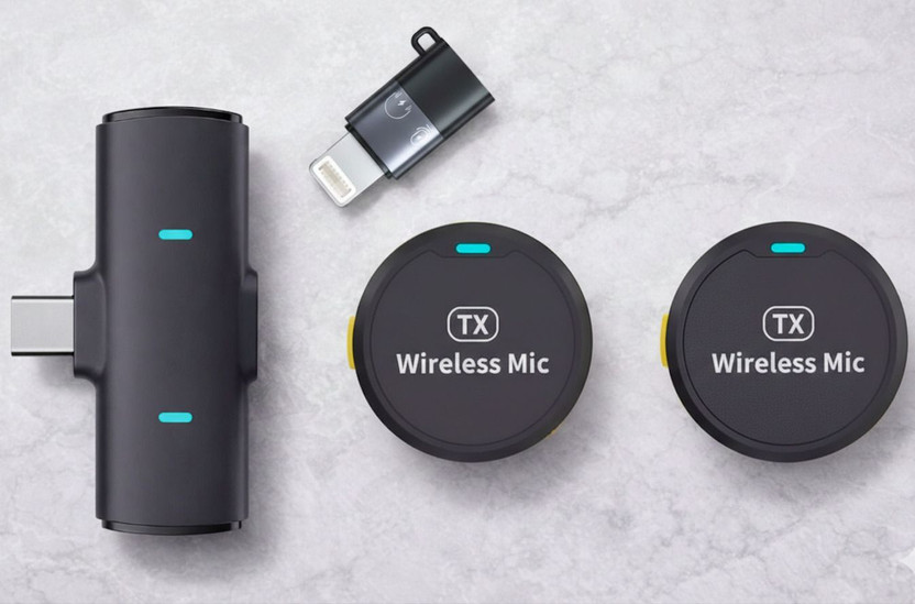 Good One Mini Wireless Lavalier Microphone for Mobile Recording with Clear Audio_MZ75 Microphone