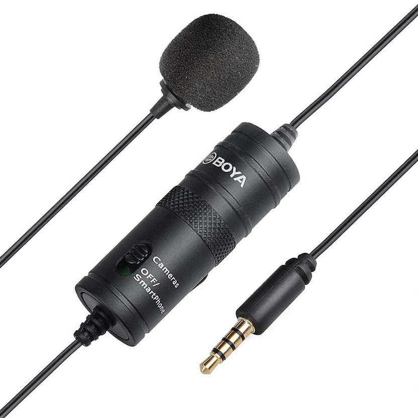 BOYA BOYA BY-M1 3.5mm Lavalier Condenser Mic Microphone - Flipkart Deal