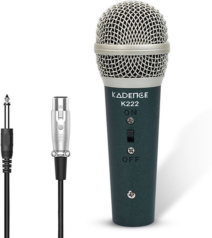 KADENCE K222 Wired Mini Dynamic Condenser Microphone Studio & Karaoke Vocal Clarity Microphone