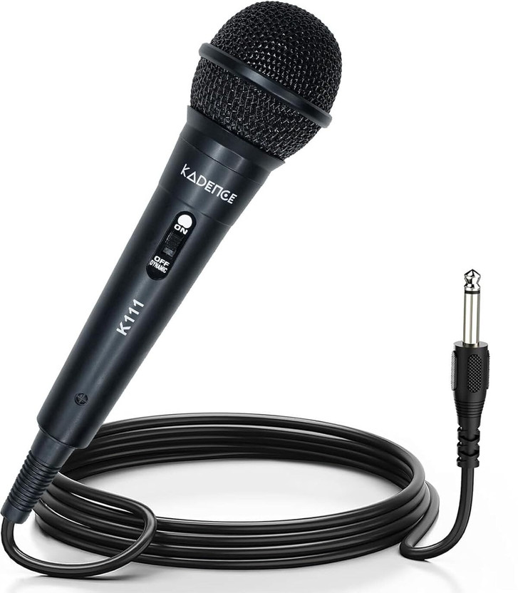 KADENCE K111 Wired Dynamic Microphone for Singing, Karaoke & Live Performance Microphone