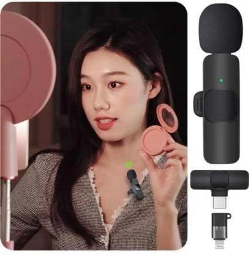 MOBONE K8 Wireless Microphone Portable Audio Video Recording Mic For type c device Microphone