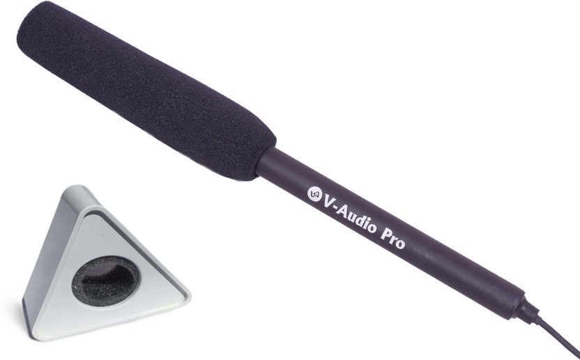 V-Audio Pro Media Mic For Reporter Interview Journalist News Reporting For Mobile phone Microphone