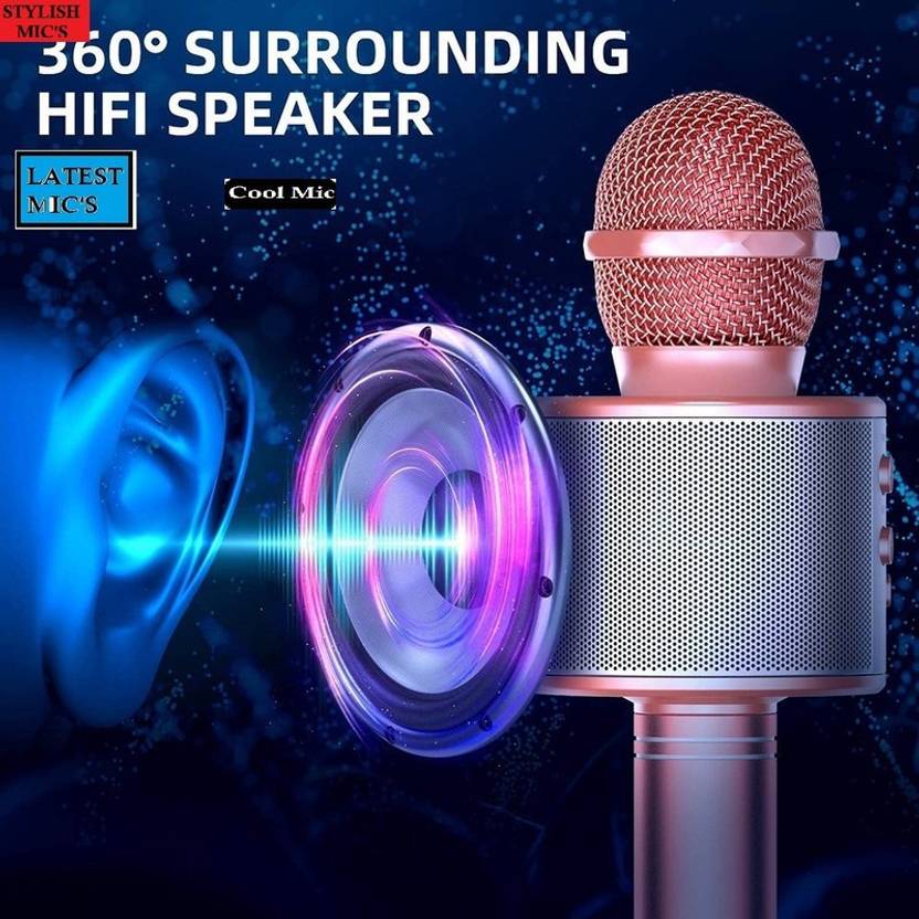 Stybits S1990 MAX WS858MICROPHONE Handheld MIC& SPEAKER COLOR MAY VARY (PACK OF 1) Microphone