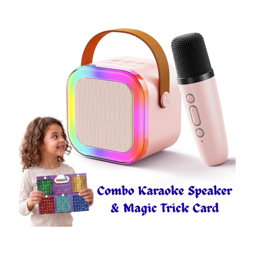 Kidzblend Kidzblend Karaoke Machine for Kids Adults Rechargeable Wireless Mic Microphone - Flipkart Deal
