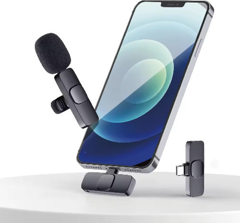 Gentle e kart ® Portable Professional K8 Microphone Mini Lapel Recording Mic Live Streaming Microphone