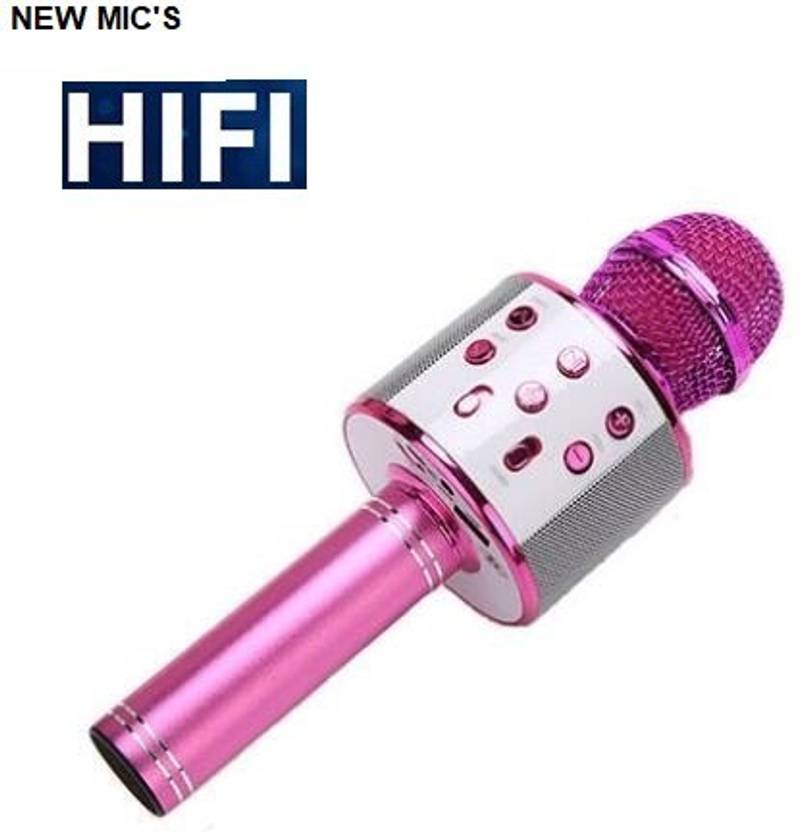 Jocoto S674 PRO WS858_Bluetooth Karaoke Mic with in built speaker(pack