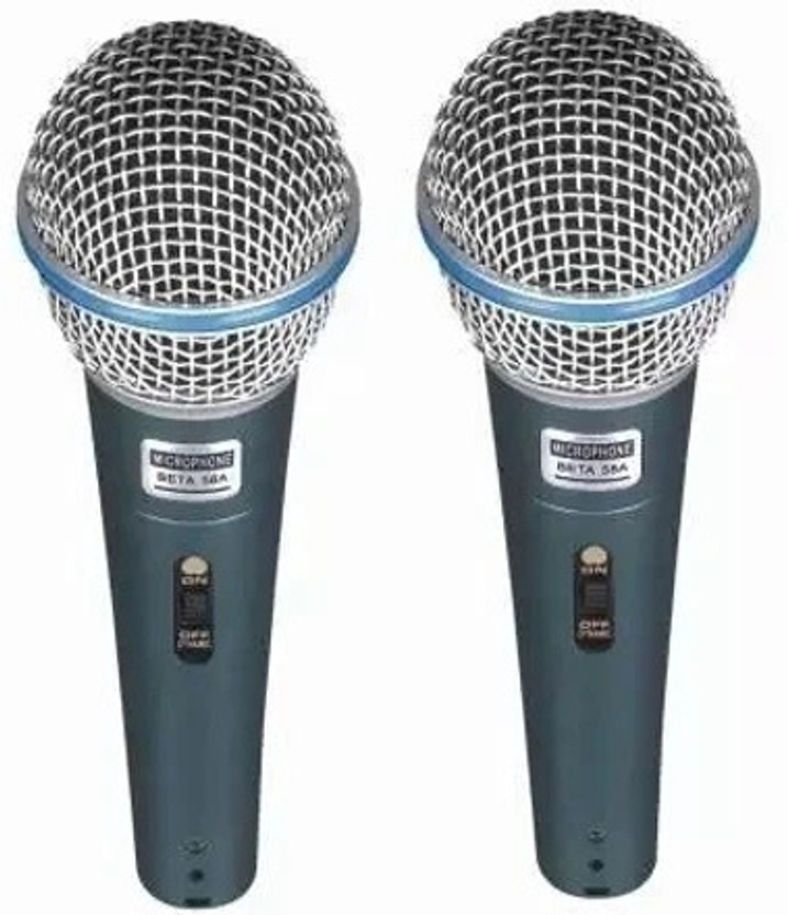 WON Microphone Beta 58A Dynamic Cardioid Vocal MultiPurpose Mic with 12 Ft XLR Cable Microphone