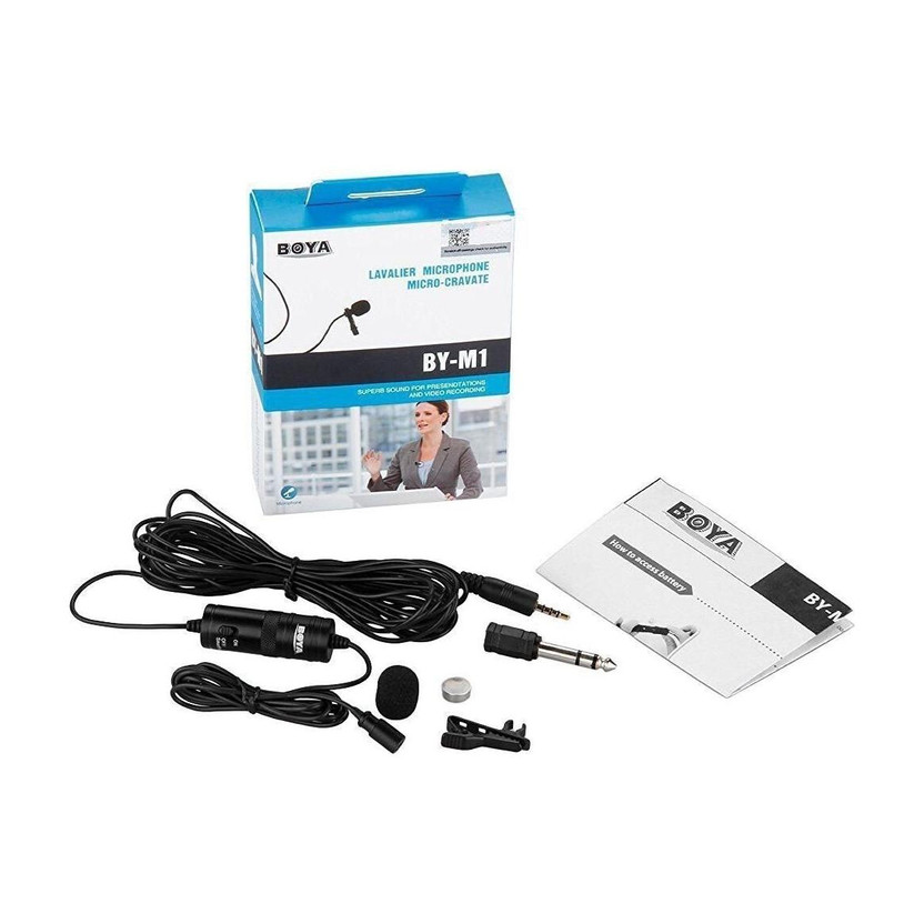 BOYA BOYA Omnidirectional Lavalier Condenser Microphone with 20ft Audio Cable Microphone - Flipkart Deal