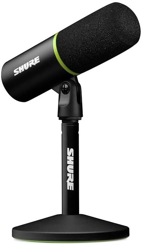 Shure MV6 Gaming Microphone, Dynamic USB PC Mic for Gaming & Streaming- Microphone