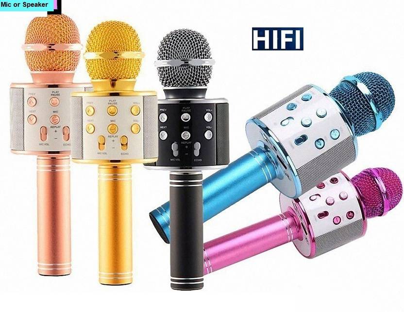 Jocoto S2968 MAX WS858_Bluetooth Karaoke Mic For Youtube Sing (pack of