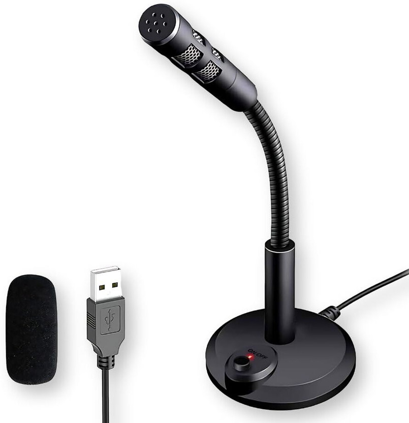 Elevea Desktop USB Microphone for Gaming Podcast & Online Meetings - 15 Years Warranty Microphone