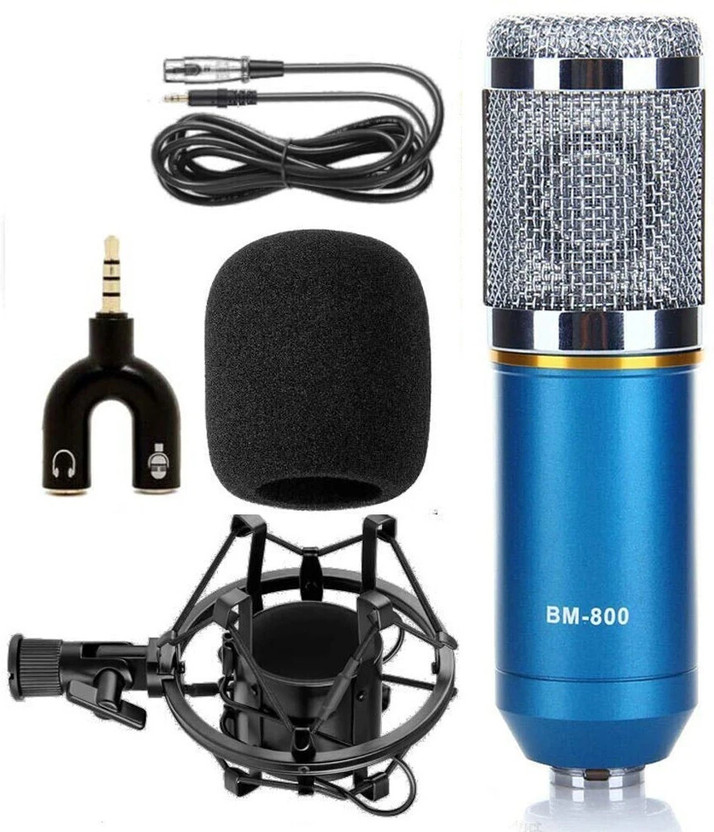 IMAGINEA BM-800 Mic Condenser Microphone Recording Kit / Set Compatible with Pc / Mobile Microphone