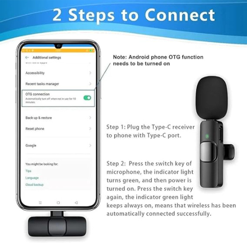 FRONY MIC85-IE150-K8 Collar Interview Live Streaming YouTube Compatible Microphone Microphone