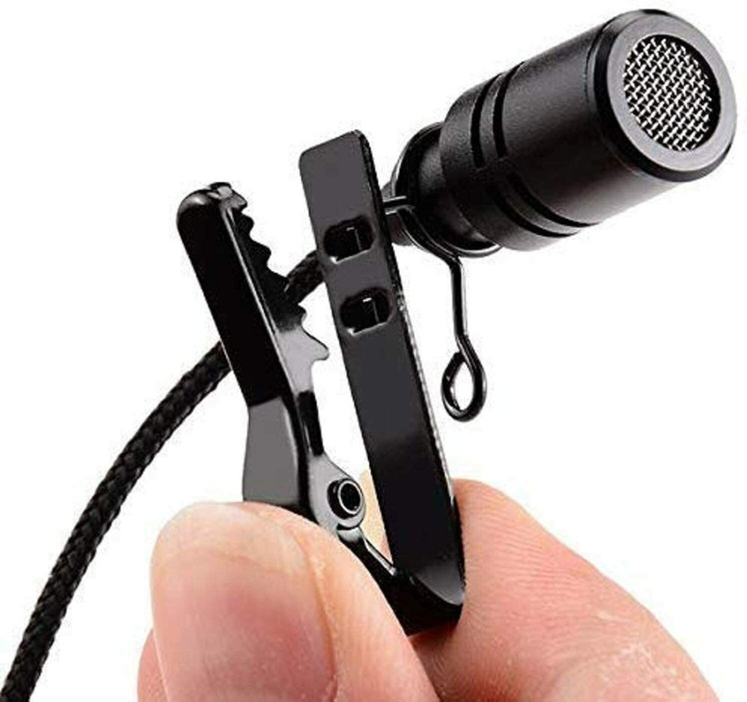 ATARC Dynamic Lapel Collar Mic Voice Recording Filter Microphone for Singing Youtube SmartPhones, Black r4 Microphone