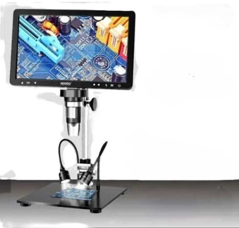 HARIM ROYAL 10.1 Inch HD IPS Display with 1500X Zoom, 20MP Industrial Camera HDMI USB Output Microscope Slide Box