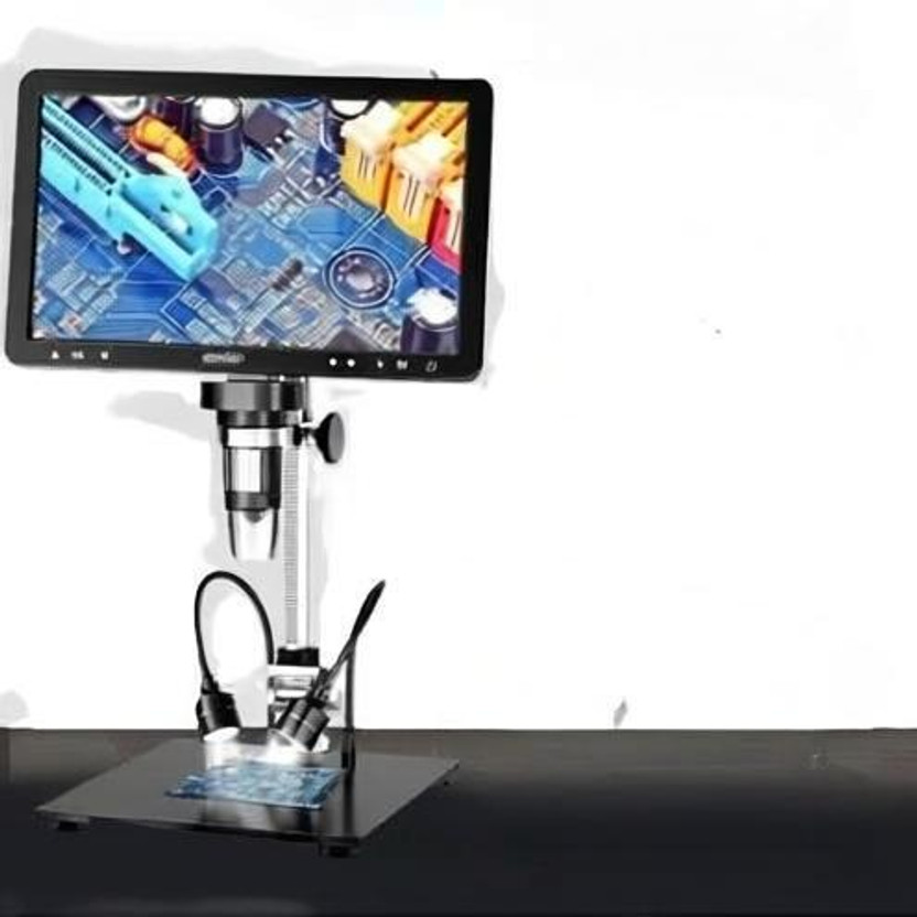 HARIM ROYAL 10.1 Inch HD IPS Display with 1500X Zoom, 20MP Industrial Camera HDMI USB Output Microscope Slide Box