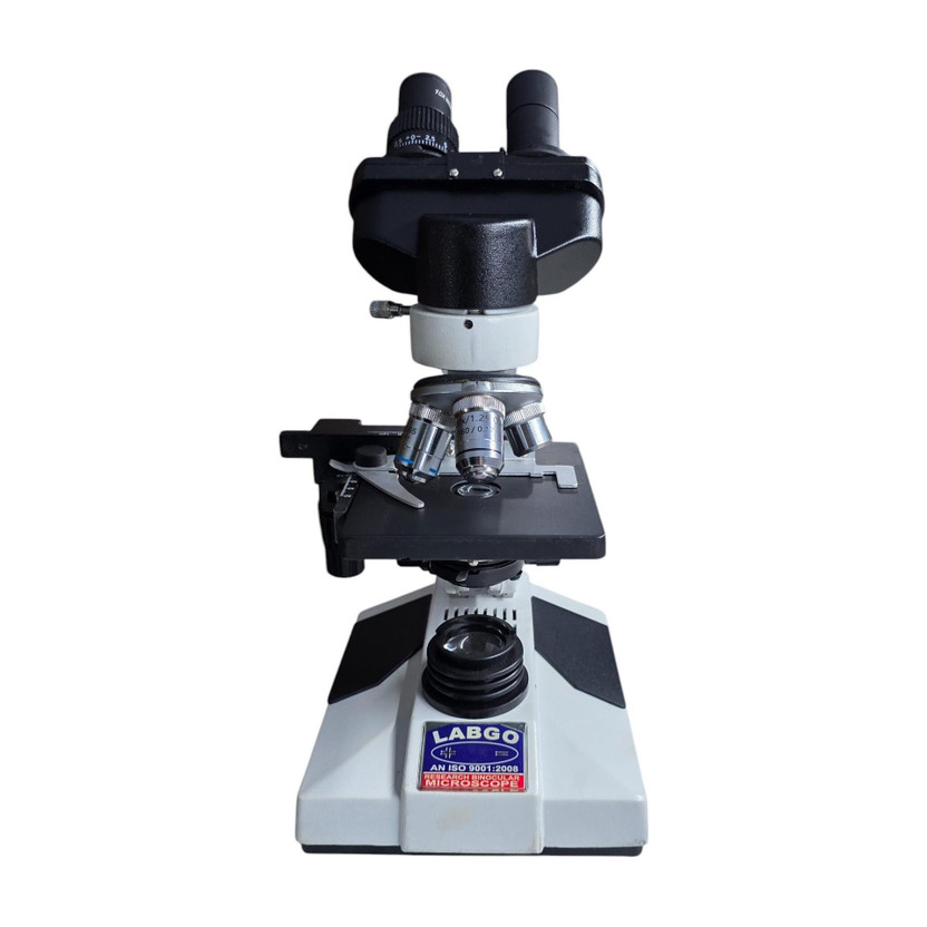 Labgo Binocular Research Microscope/Trinocular Microscope with led semi Microscope Slide Box