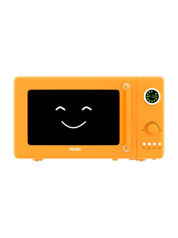 Haier Haier 20 L Digital Display Push button & Jog control Multi-Power Levels Quick Reheat & Defrost Child Lock Safety HIL20V1MOPD Solo Microwave Oven(HIL20V1MOPD, Orange, Black) - Flipkart Deal