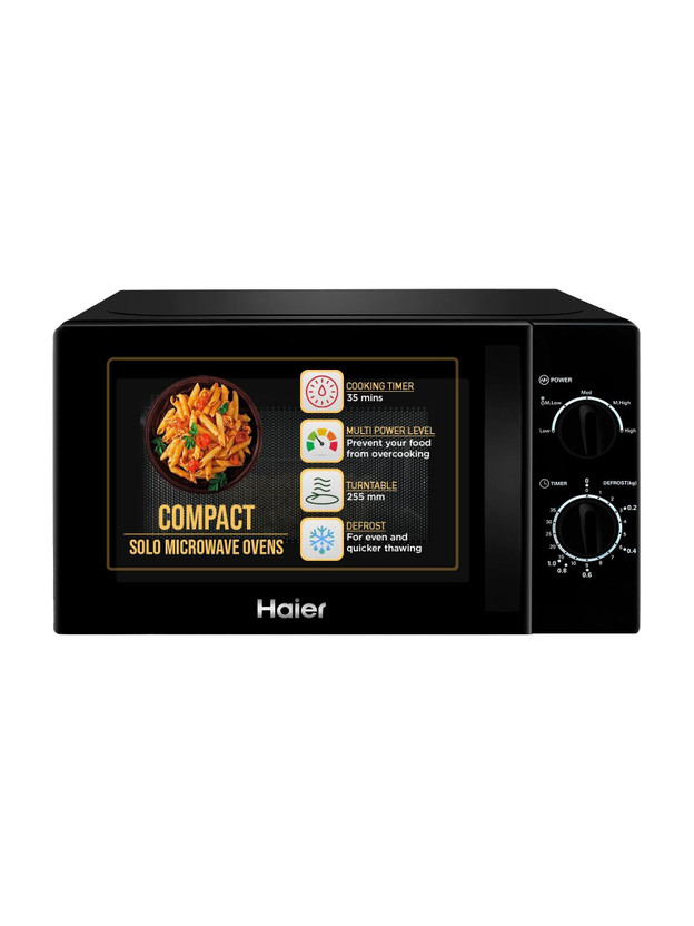 Haier 20 L Solo Microwave Oven(HIL2001MWPH, Black)