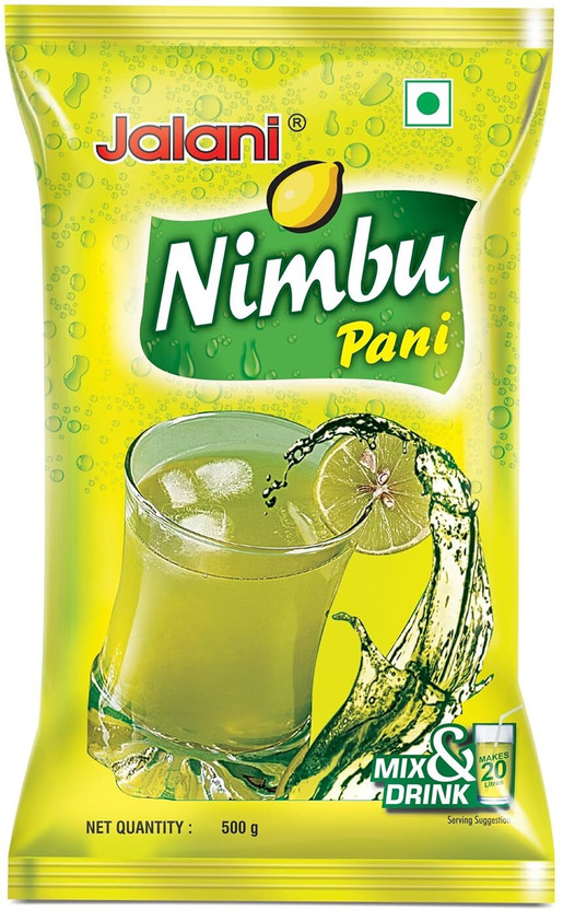 Jalani Nimbu Pani | 20-Litre Mix & Drink Pack | Lemon Juice | Ready to Mix & Drink 500 g