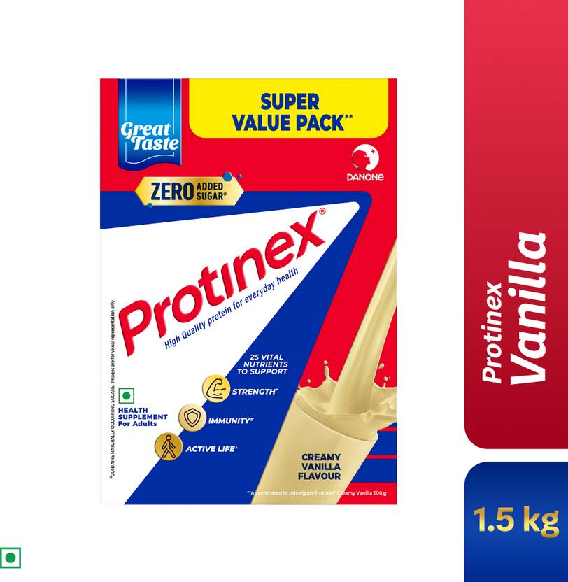 Protinex Creamy Vanilla Flavor,With 25 Vital Nutrients To Support Strength (1.5 kg)