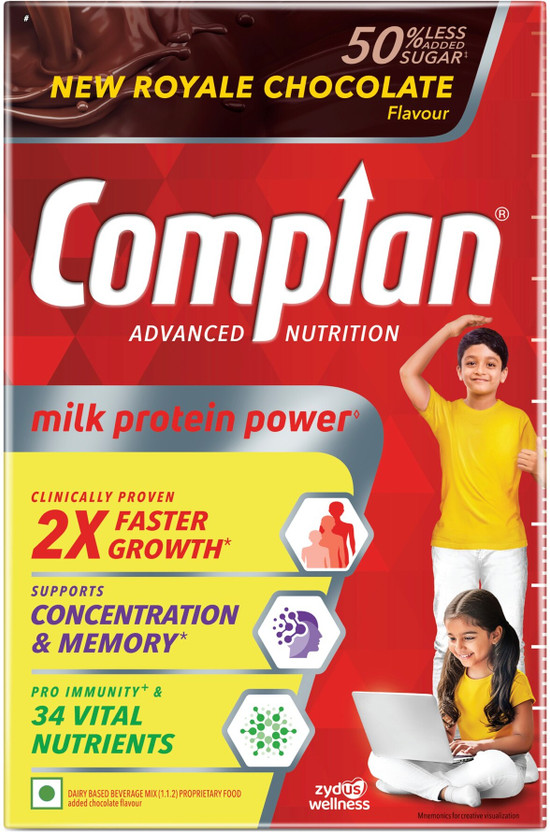 COMPLAN Nutrition Drink Powder for Children, Royale Chocolate Flavour, Carton(500 g)