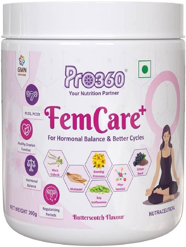 PRO360 FemCare+ PCOS PCOD Women Protein Powder for Hormonal Balance