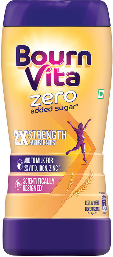 Bournvita Zero Added Sugar Nutrition Drink(500 g)