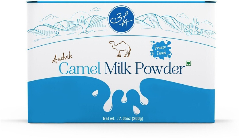 Aadvik Pure and Freeze Dried-Camel Milk Powder(200 g, Pack of 10)