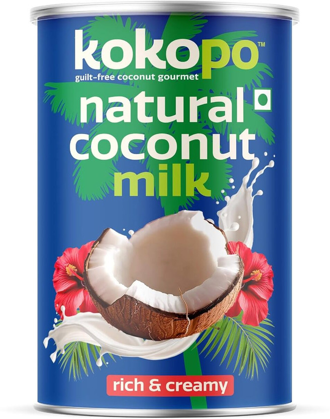 KOKOPO KOKOPO Natural Coconut Milk | Dairy-Free & Lactose-Free Vegan Milk(400 ml) - Flipkart Deal