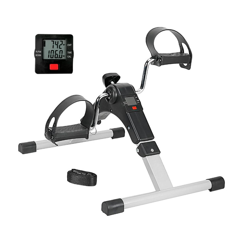 EDENGLOW Mini peddler for Home with Adjustable Resistance,Legs, Arms, & Physiotherapy Mini Pedal Exerciser Cycle