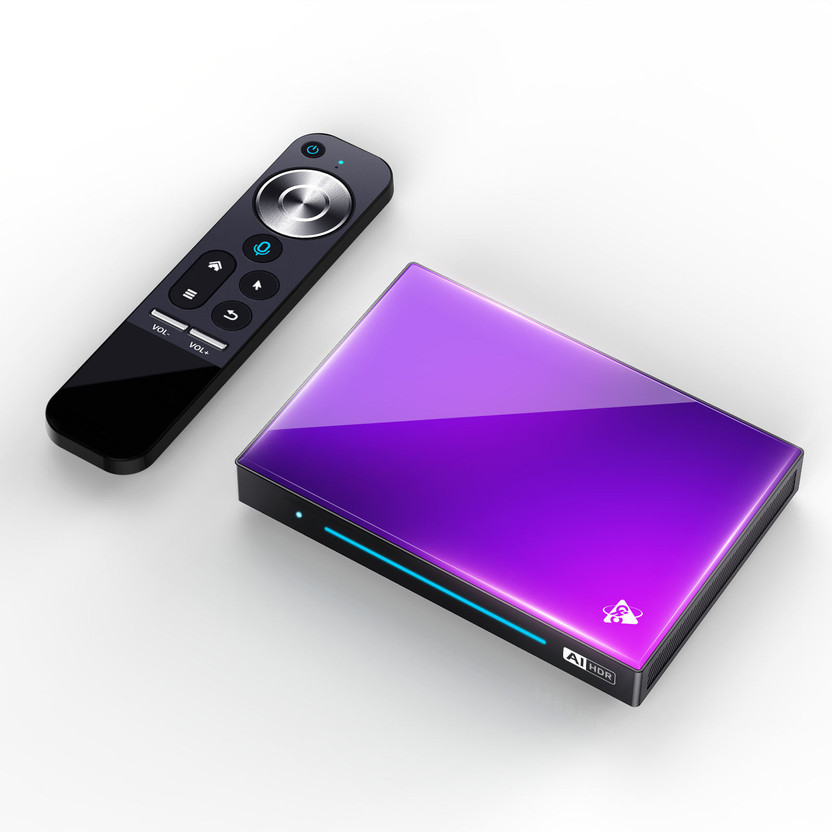 Orlov A007 4G LTE SIM Android TV Box – 4K UHD, WiFi, Streaming Media Player Media Streaming Device(Black)