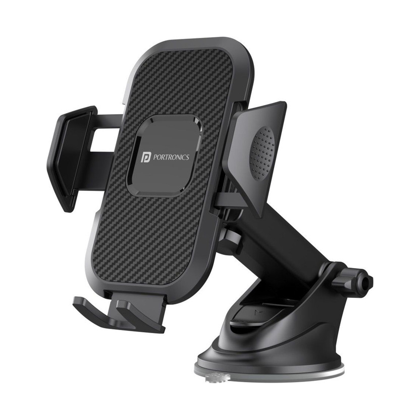 Portronics Portronics Car Mobile Holder for Dashboard, Windshield(Black) - Flipkart Deal
