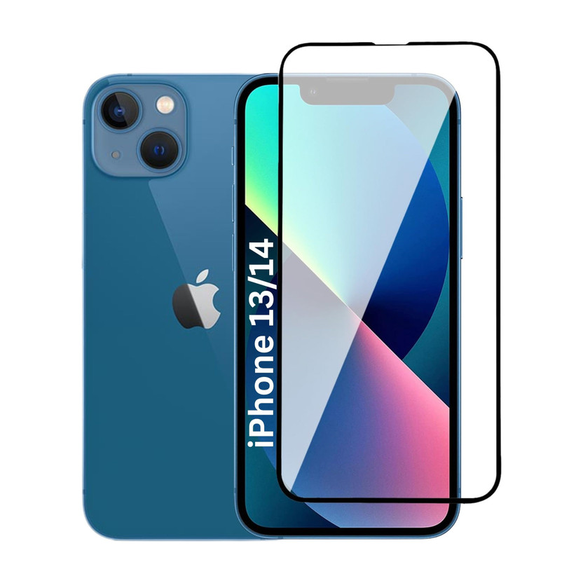 Flipkart SmartBuy Edge To Edge Tempered Glass for Apple iPhone 13, Apple iPhone 14(Pack of 1)
