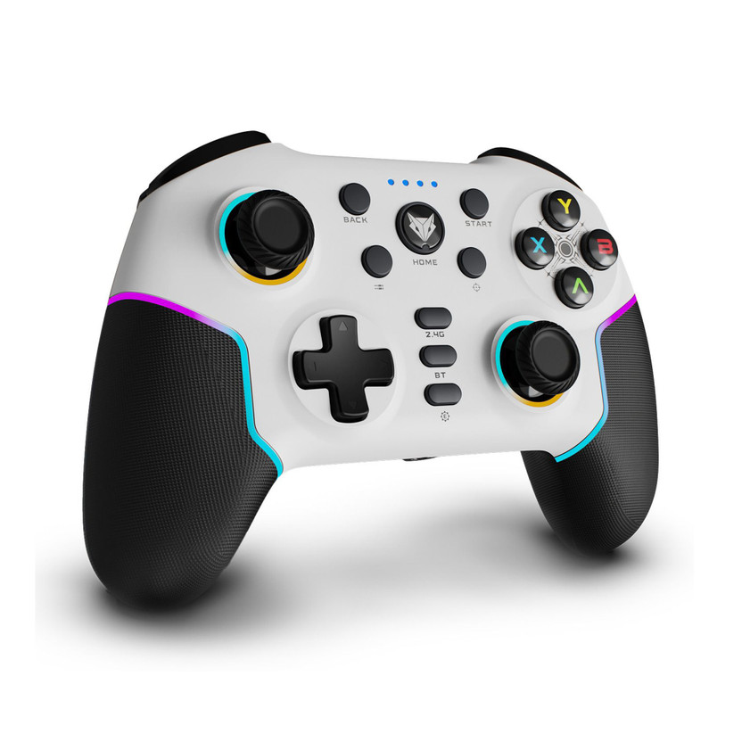 EVOFOX Elite X2 Pro Tri-Mode Wireless/BT/Wired Hallsense Magnetic Joysticks & Triggers Bluetooth Gamepad(White, For Android, Mac OS, Nintendo Switch, PC, PS3, Steam Deck, Windows 10, iOS)