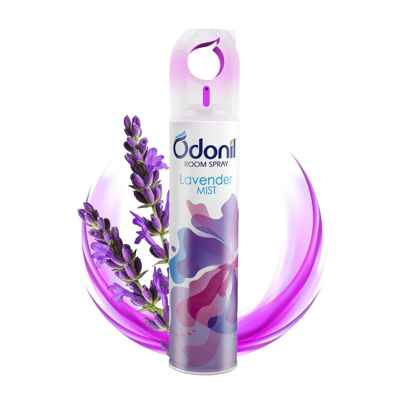 Odonil Room & Air Freshener Lavender Mist Spray |Nature Inspired Long Lasting Fragrance Spray Room & Air Freshener(220 ml)
