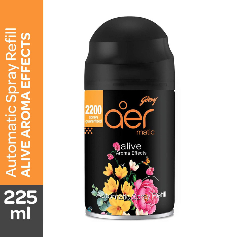 Godrej Aer Matic Room Freshener -Alive Refill Matic Refill(225 ml)