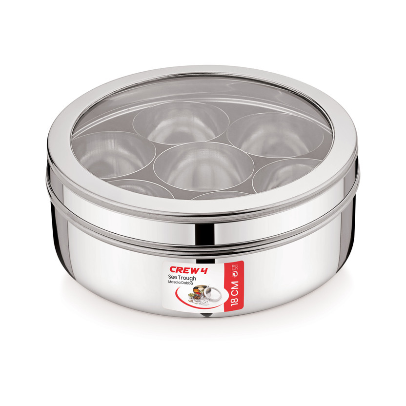 CREW4 Spice Set Stainless Steel, Glass(1 Piece)