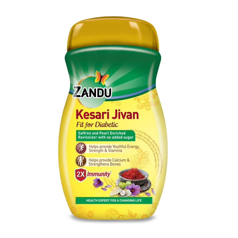 ZANDU ZANDU Kesari Jivan Fit for Diabetic | Sugarfree Chyawanprash | 900g(900 g) - Flipkart Deal