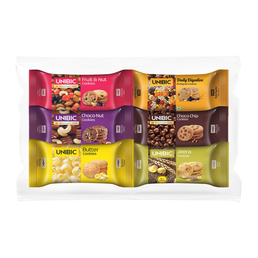 UNIBIC UNIBIC Assorted Cookies Cookies(6 x 67.5 g) - Flipkart Deal