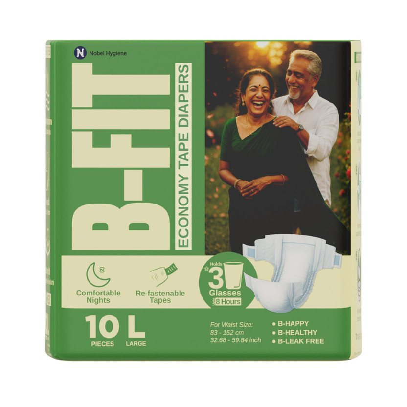 B-FIT B-FIT Economy Tape Style Adult Diapers - L(10 Pieces) - Flipkart Deal