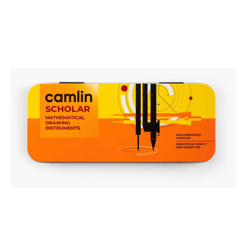 Camlin Scholar Geometry Box(Multicolor)