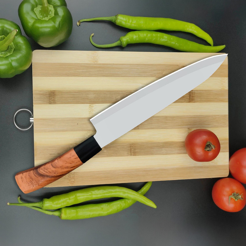 Flipkart Flipkart SmartBuy 1 Pc Stainless Steel Knife Santoku Blade Japanese 8 inch long & Durable for Cutting Meat - Flipkart Deal