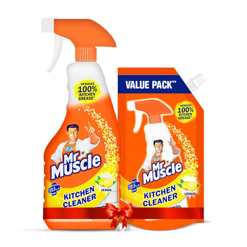 Mr. Mr. Muscle Kitchen Cleaner Spray Kitchen Cleaner(875 ml, Pack of 2) - Flipkart Deal