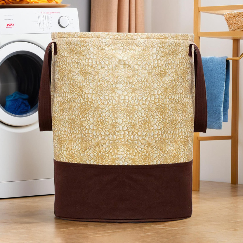 KUBER INDUSTRIES 45 L Brown Laundry Bag(Cotton)