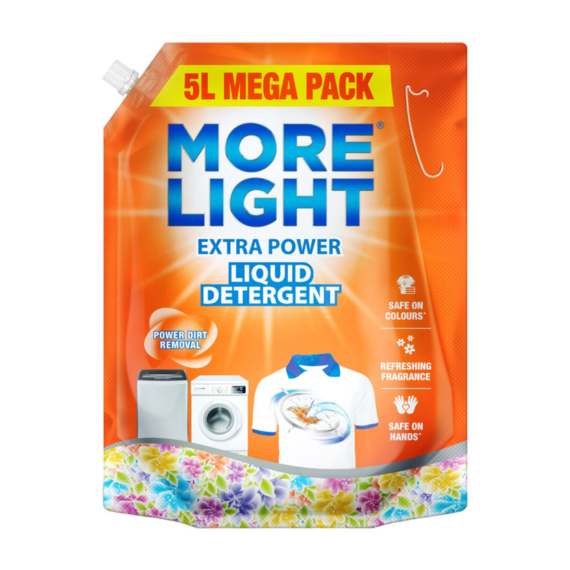 Morelight Extra Power Fresh Liquid Detergent(5 L)