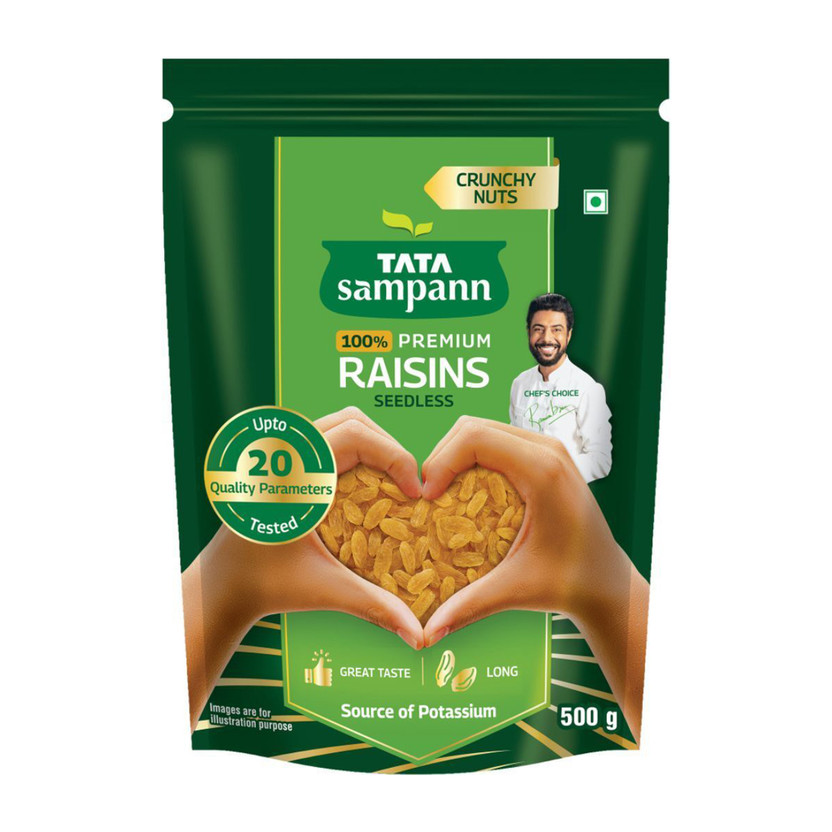 Tata Sampann Premium Kishmish / Raisins(1 x 500 g)