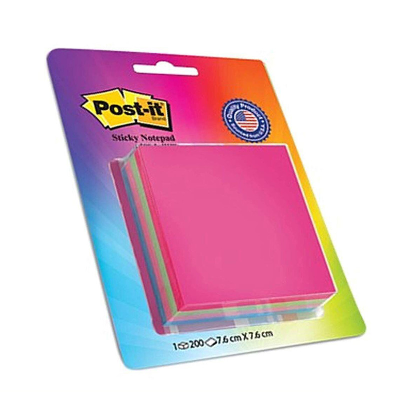Post-It Magic Cubes 200 Sheets Pop-up, 4 Colors(Set Of 1, Multicolor)